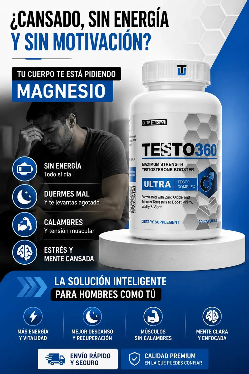 Testo 360 Ultra Complex: Zinc + Tribulus Terrestris