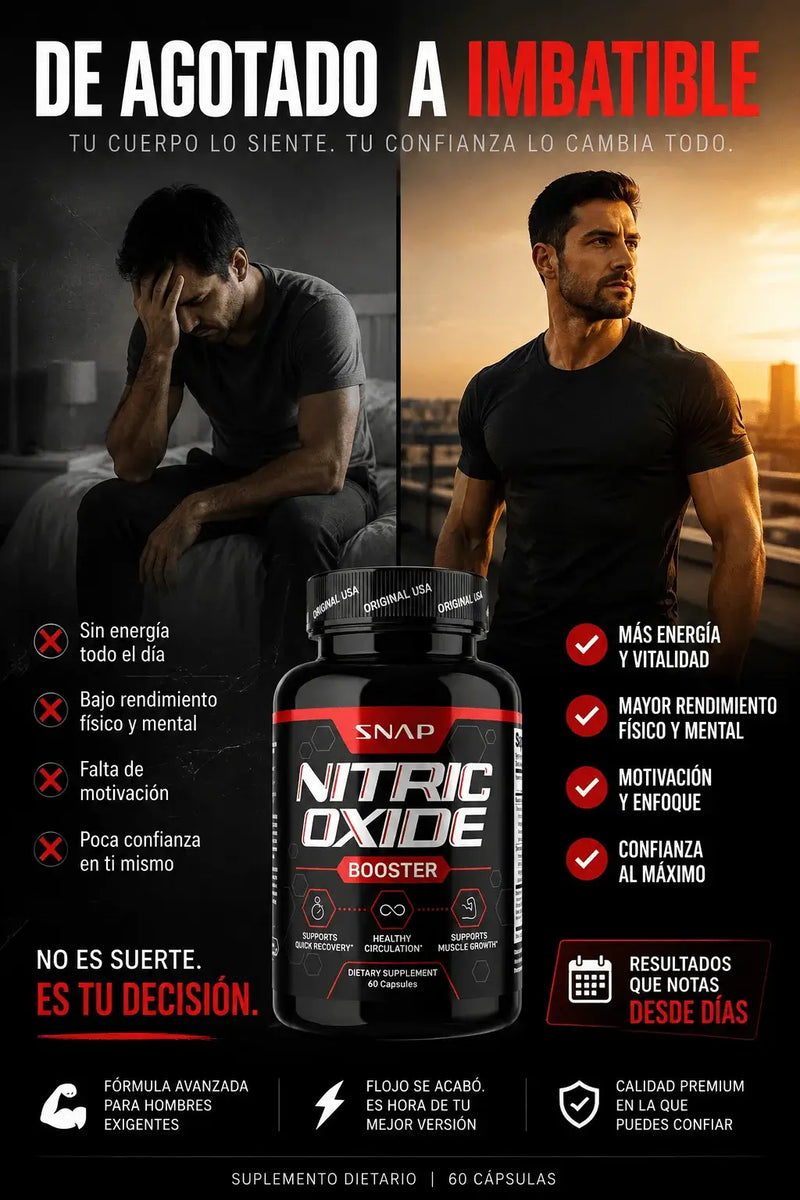 Nitric Oxide Booster — L-Arginina y L-Citrulina