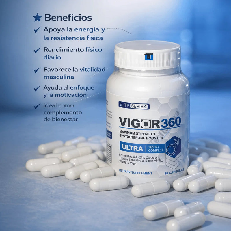 Vigor360 — Zinc y Tribulus Terrestris Ultra Complex