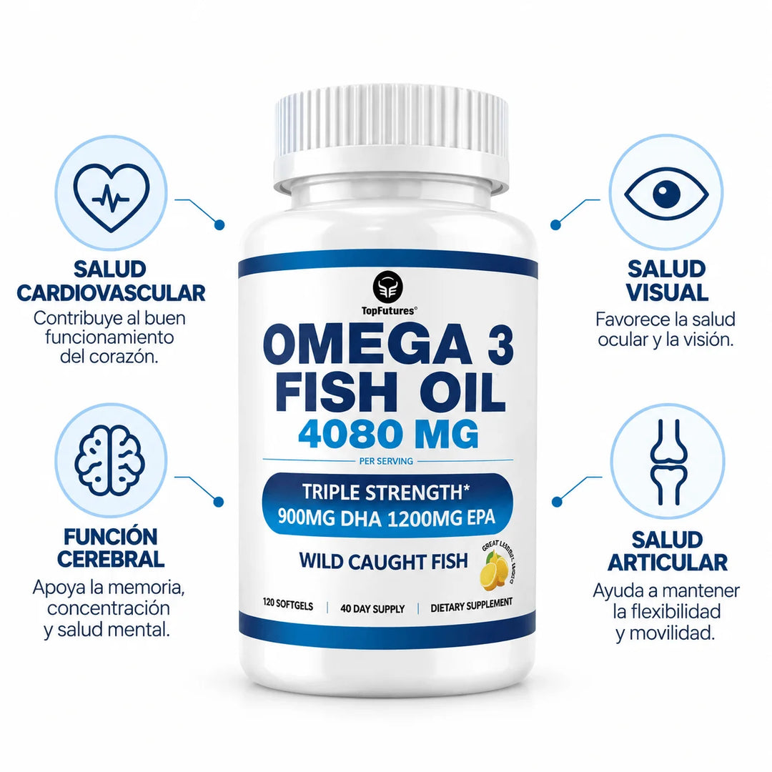 Omega 3 Fish Oil 4080mg 120 Caps