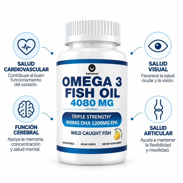 Omega 3 Fish Oil 4080mg 120 Caps