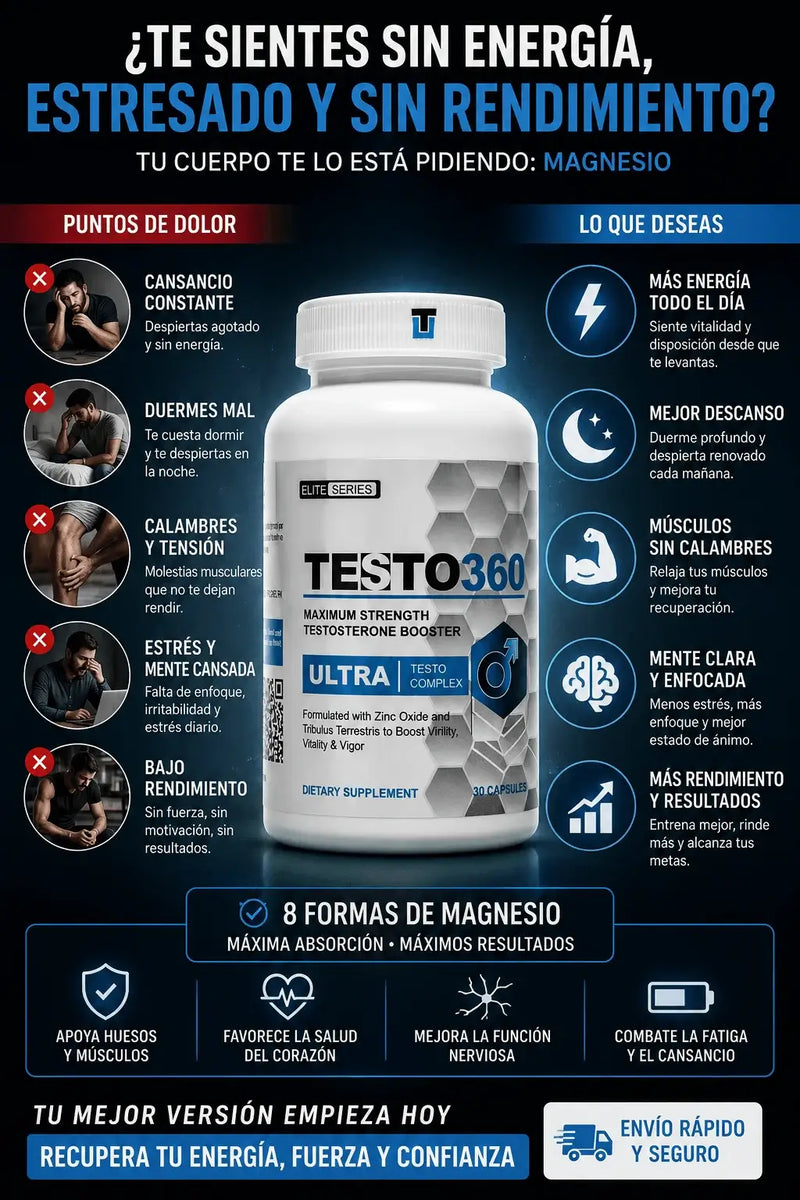 Testo 360 Ultra Complex: Zinc + Tribulus Terrestris