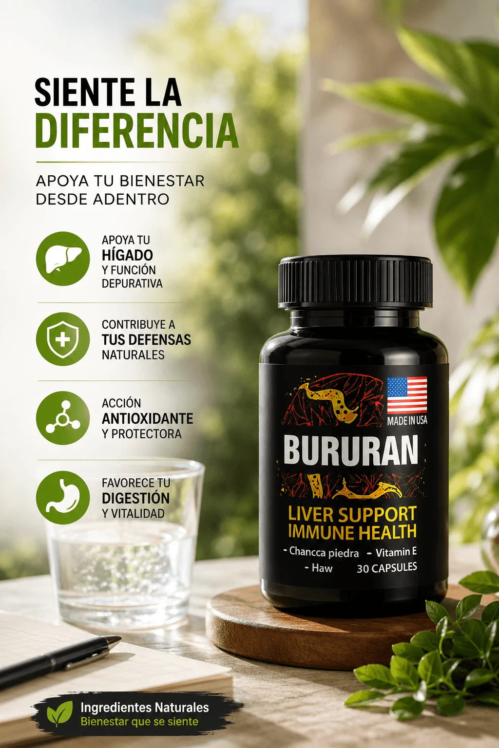 Bururan — Chanca Piedra, Espino y Vitamina E