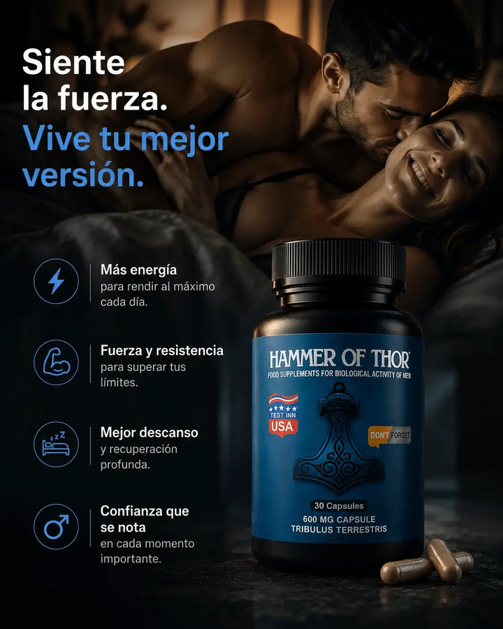 Hammer Of Thor: Tribulus Terrestris 600mg — Energía y Vitalidad Masculina