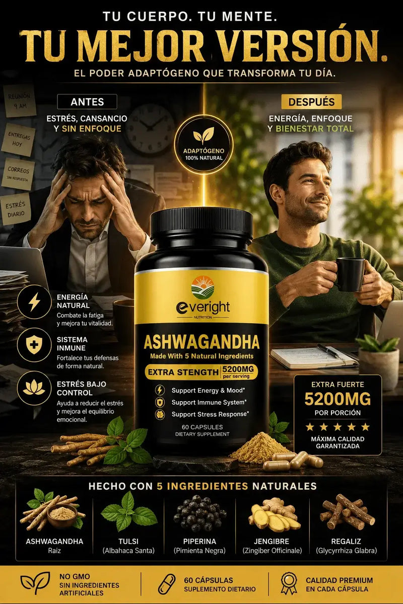 Ashwagandha + Maca 60 Caps