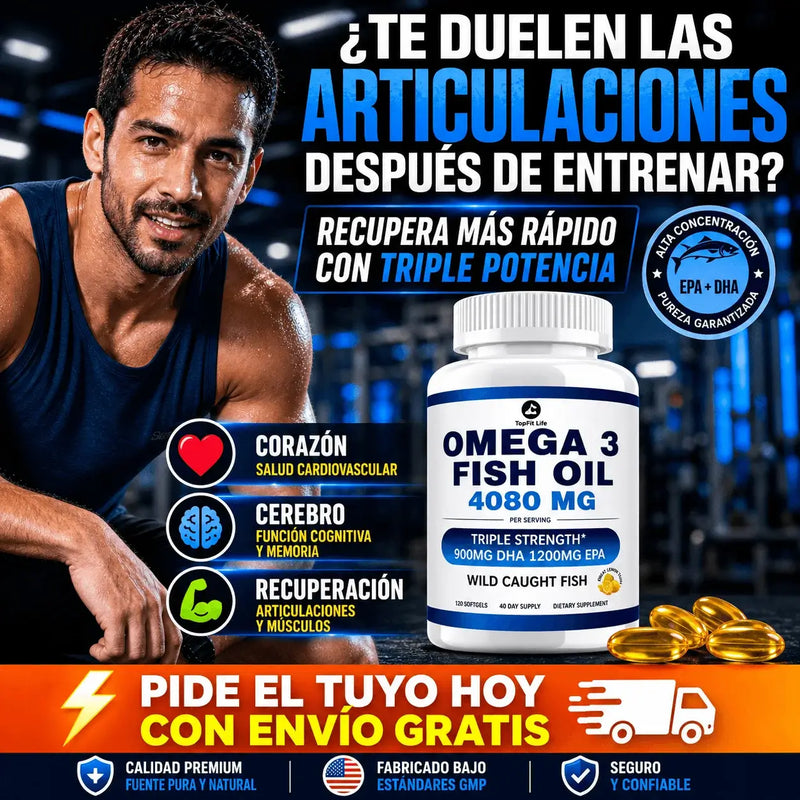 Omega 3 Fish Oil 4080mg 120 Caps
