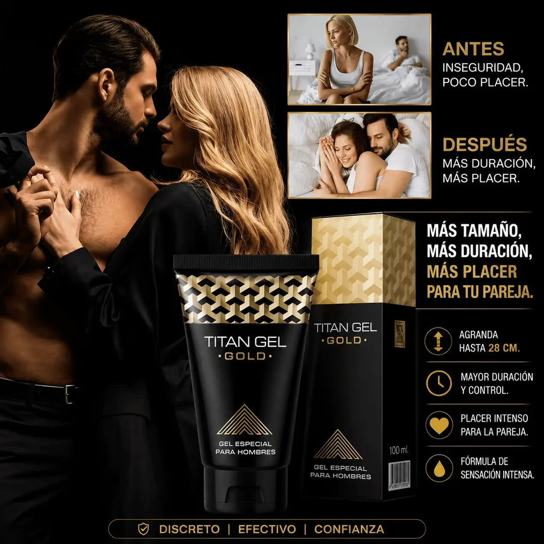 Titan Gel Gold Potenciador Masculino