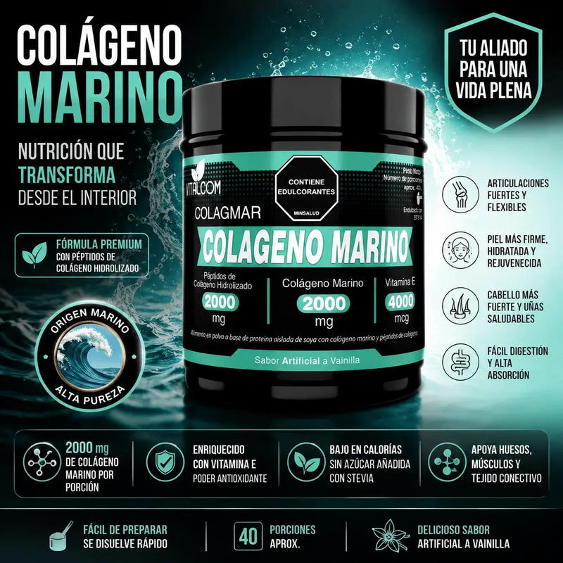 Colageno Marino Hidrolizado 2000mg