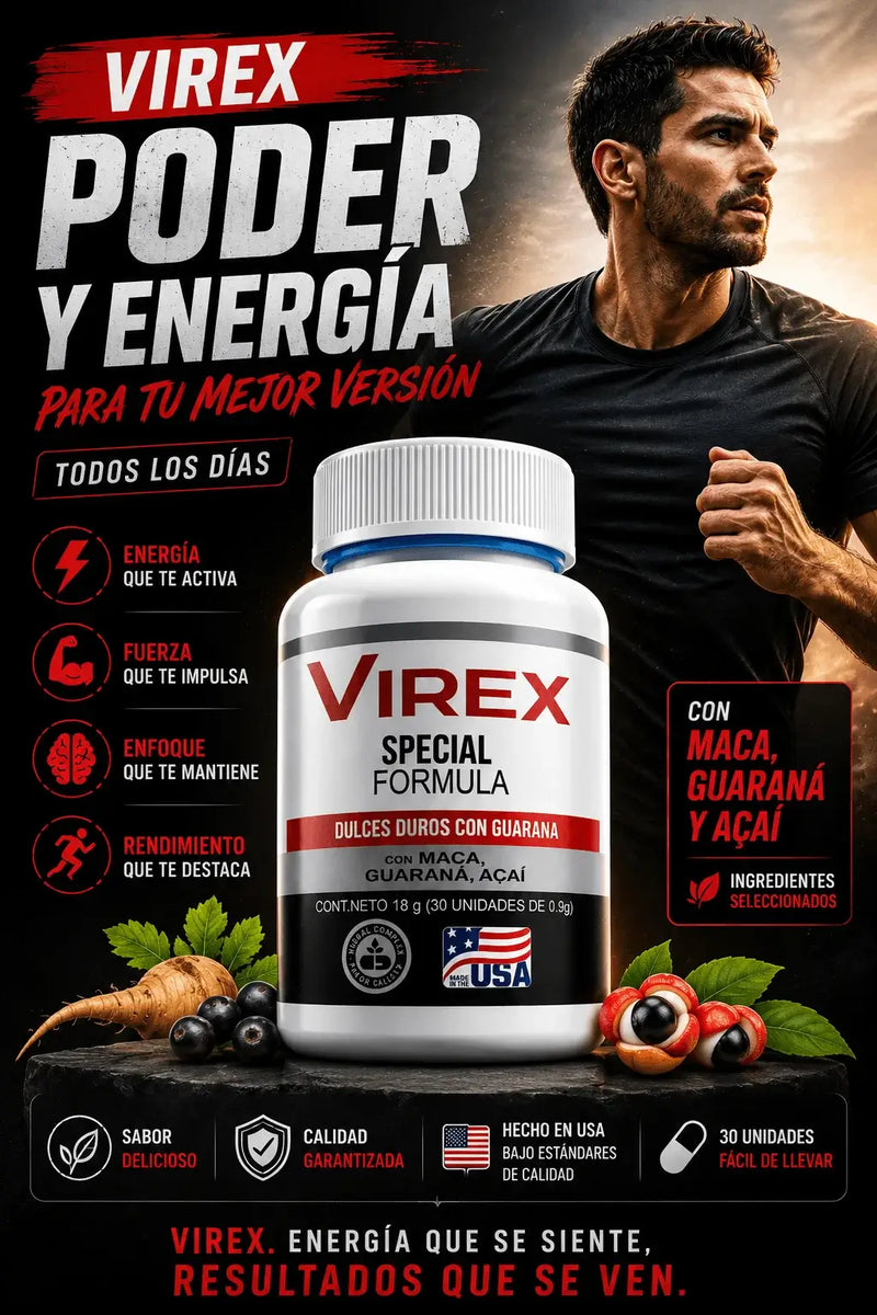 Virex | Maca, Guarana, Acai USA