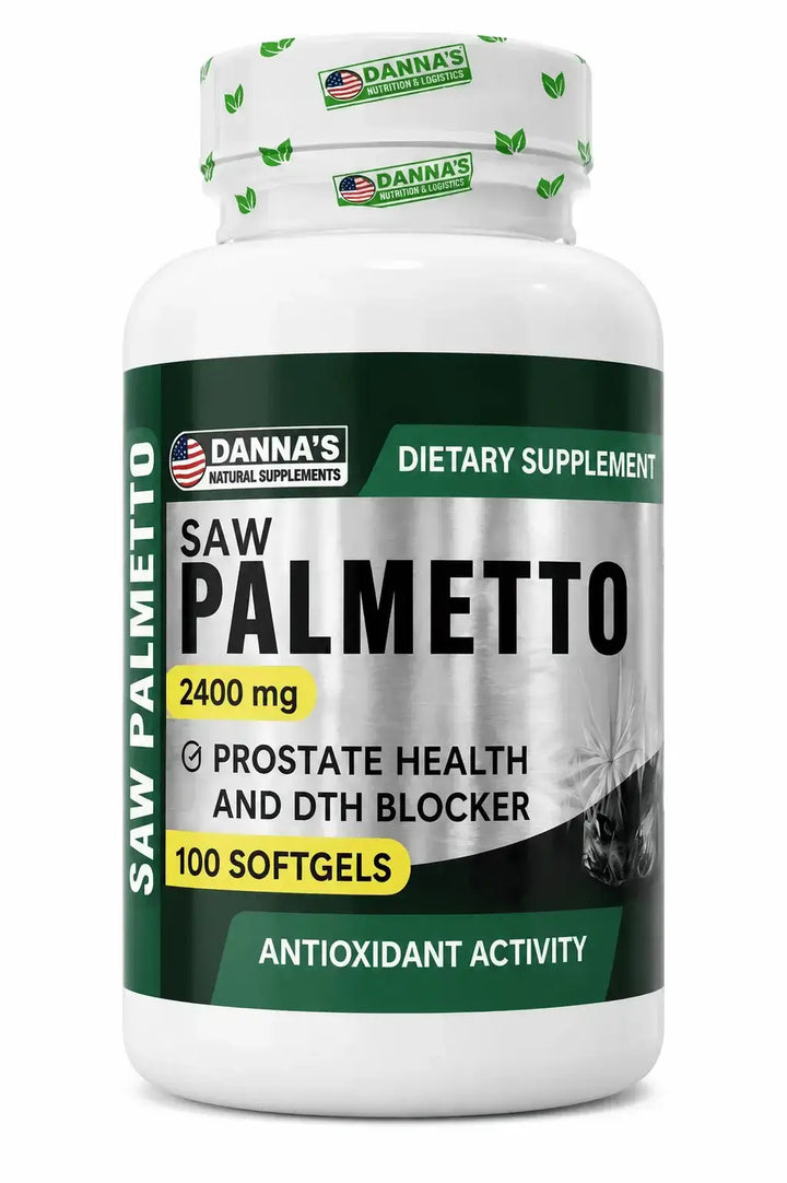 Saw Palmetto 2400mg y DHT - Antioxidante y Salud Prostática