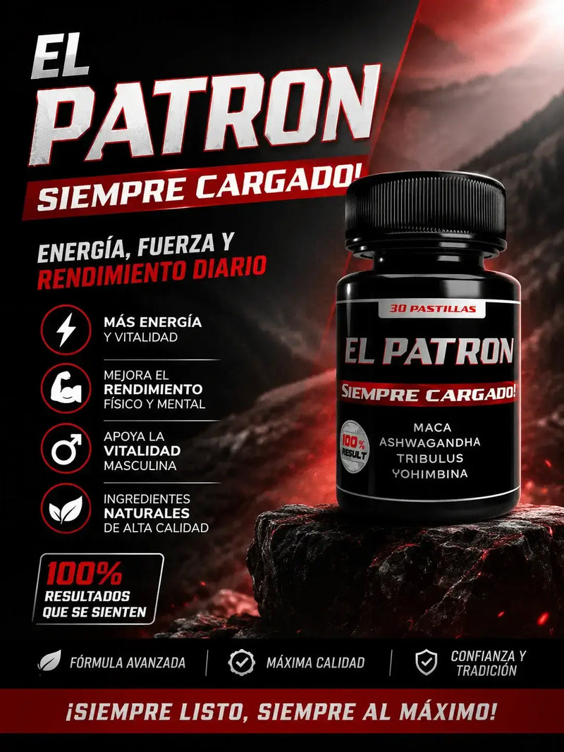 El Patron: Maca, Ashwagandha y Tribulus