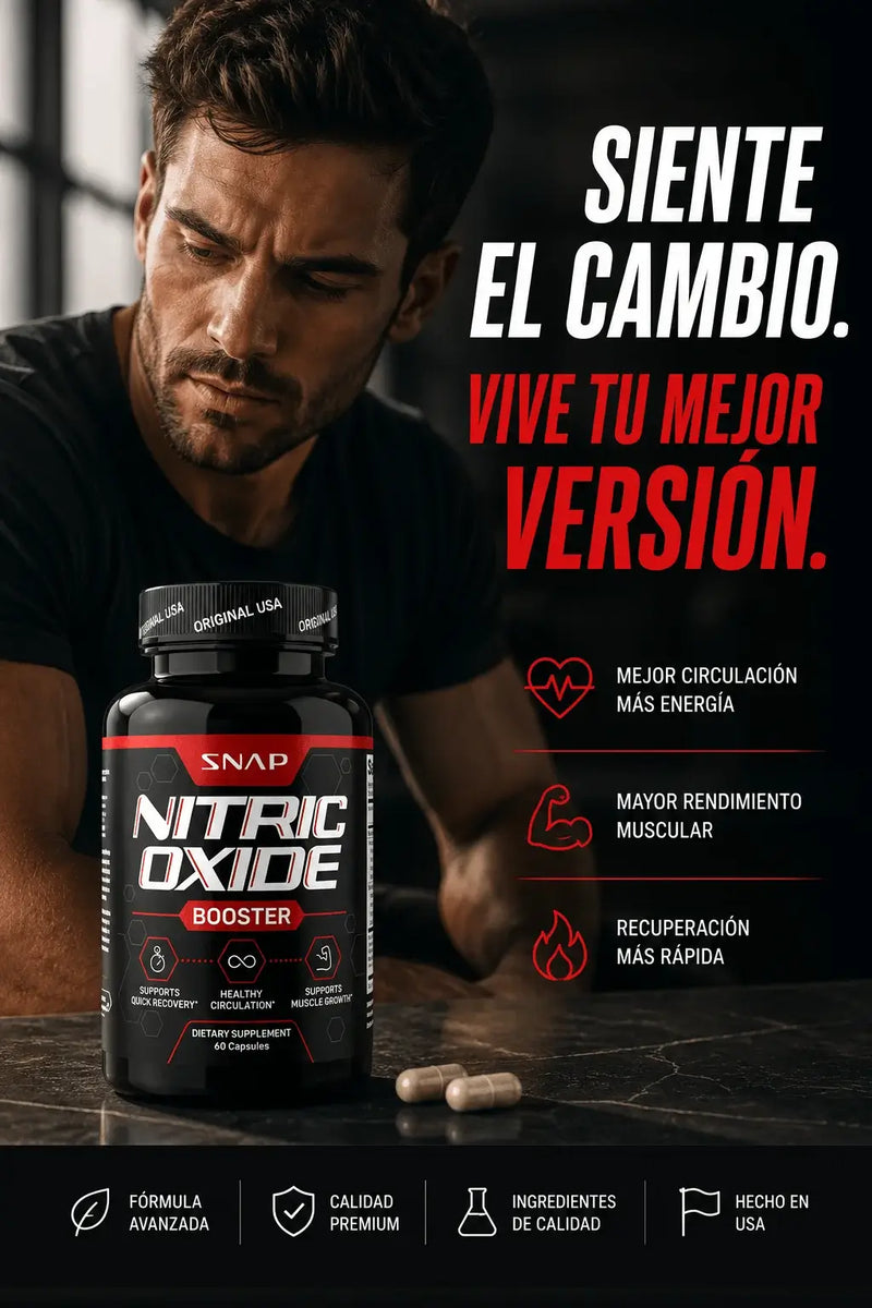 Nitric Oxide Booster — L-Arginina y L-Citrulina