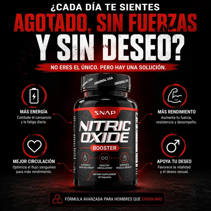 Nitric Oxide Booster — L-Arginina y L-Citrulina