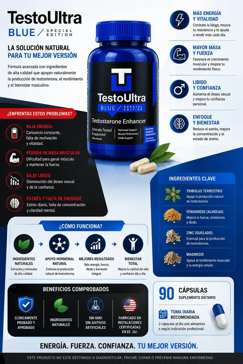 Testo Ultra Blue | Testosterona