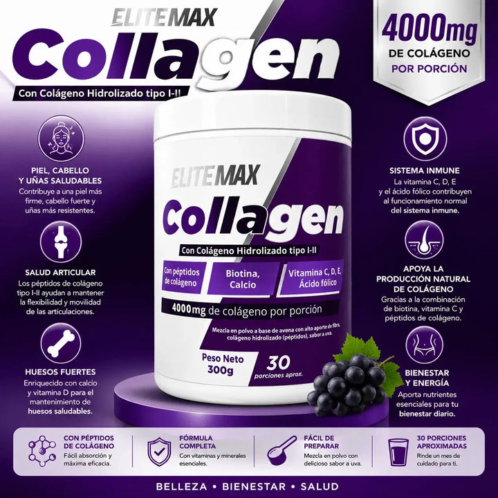 Colageno Hidrolizado Tipo I-II 4000mg