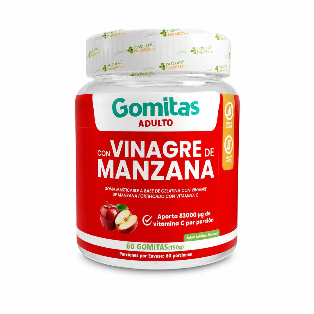Gomitas Vinagre de Manzana Sin Azúcar ni Gluten