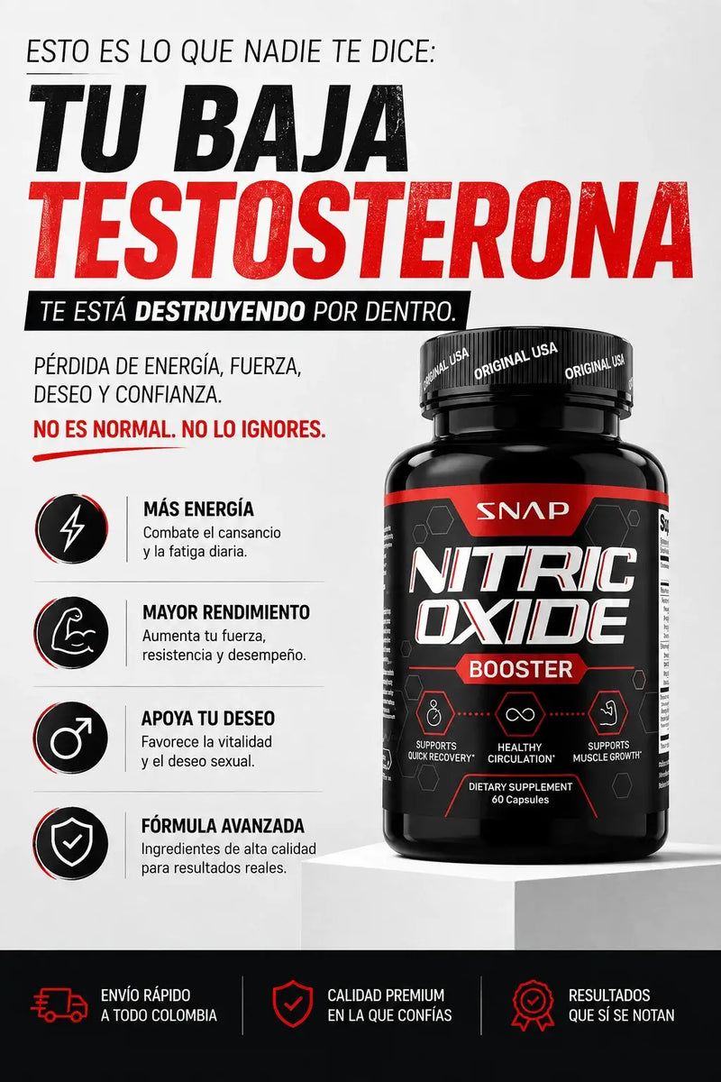 Nitric Oxide Booster — L-Arginina y L-Citrulina